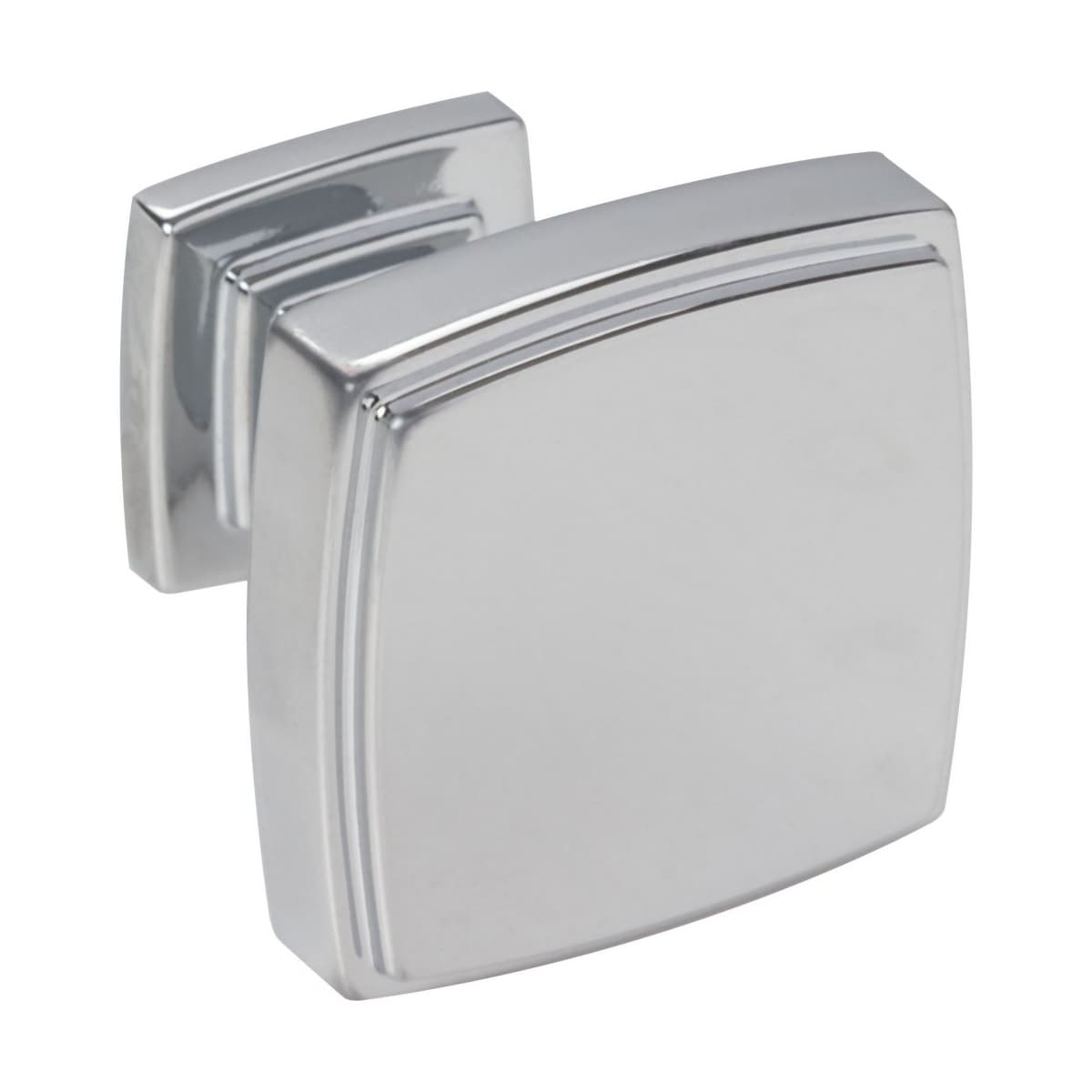 Jeffrey Alexander - 141DBAC - Renzo 1-1/4" Stepped Square Bold Cabinet Knob / Drawer Knob in Brushed Oil Rubbed Bronze