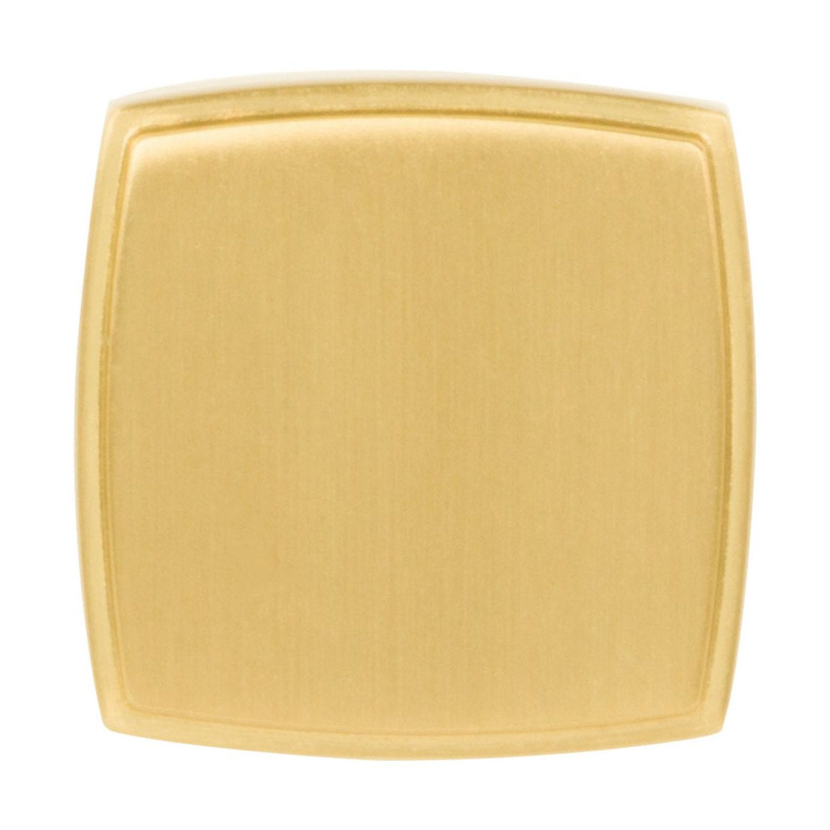 Jeffrey Alexander - 141DBAC - Renzo 1-1/4" Stepped Square Bold Cabinet Knob / Drawer Knob in Brushed Oil Rubbed Bronze