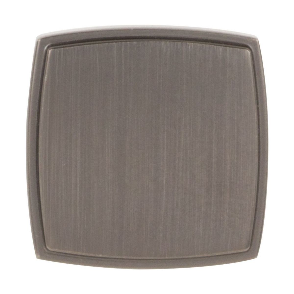 Jeffrey Alexander - 141DBAC - Renzo 1-1/4" Stepped Square Bold Cabinet Knob / Drawer Knob in Brushed Oil Rubbed Bronze