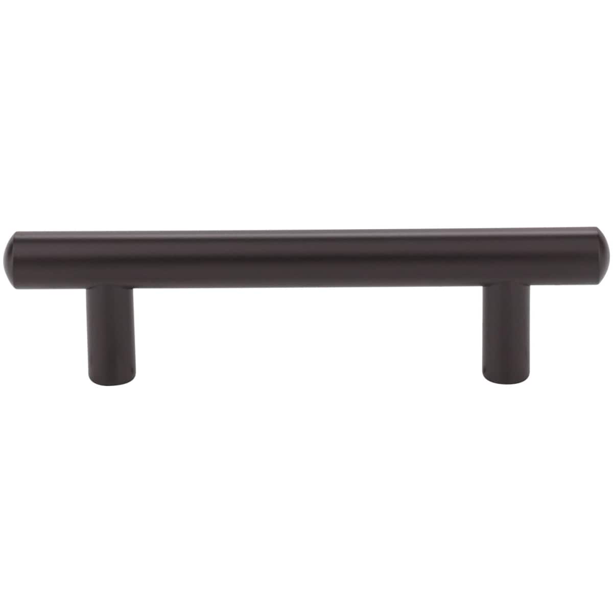Jeffrey Alexander - 146SBZ - Key West 3-3/4" Center to Center Sleek Round Cabinet Bar Handle / Drawer Bar Pull in Satin Bronze