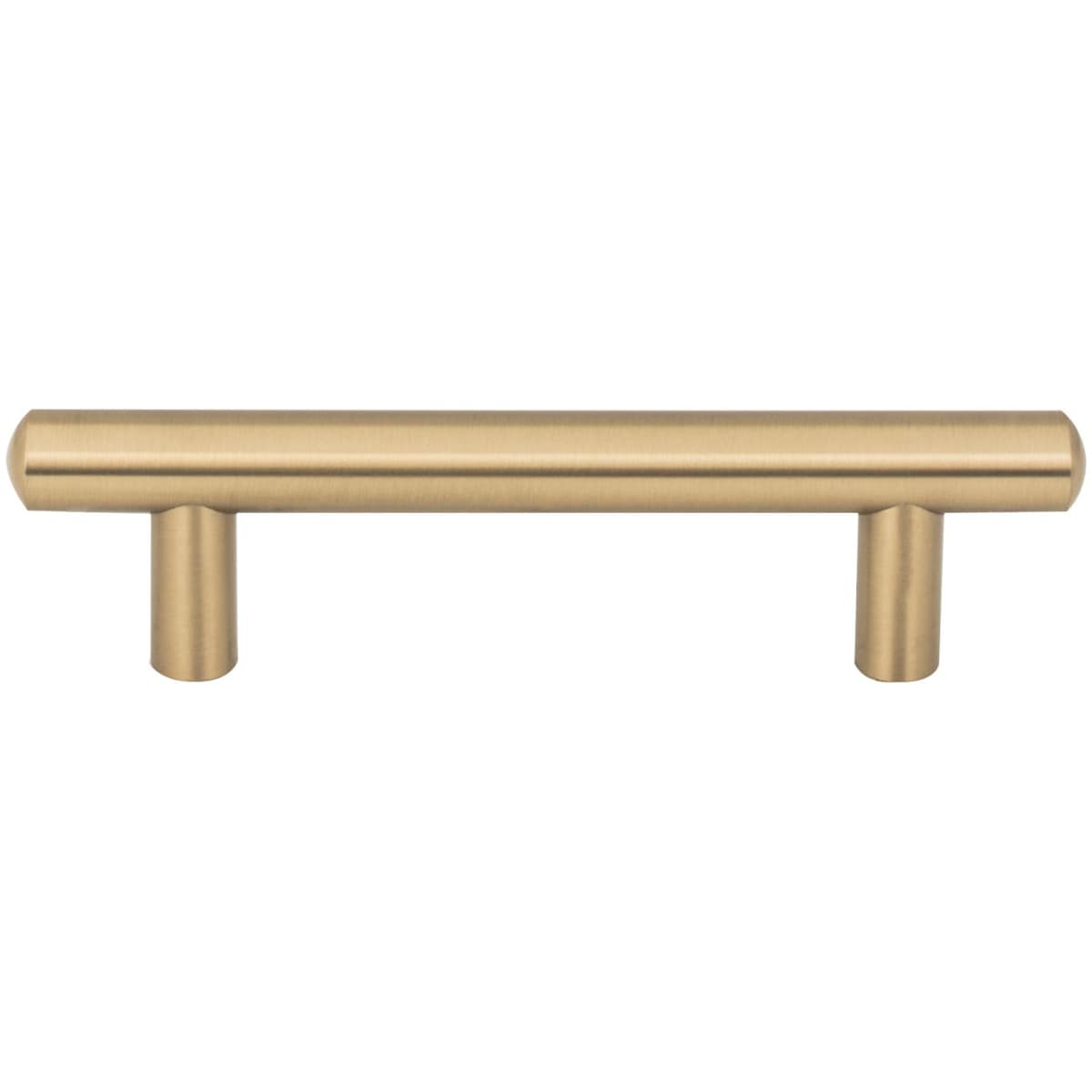 Jeffrey Alexander - 146SBZ - Key West 3-3/4" Center to Center Sleek Round Cabinet Bar Handle / Drawer Bar Pull in Satin Bronze
