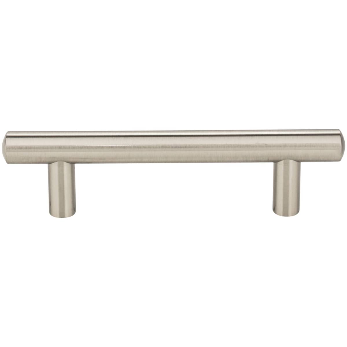 Jeffrey Alexander - 146SBZ - Key West 3-3/4" Center to Center Sleek Round Cabinet Bar Handle / Drawer Bar Pull in Satin Bronze