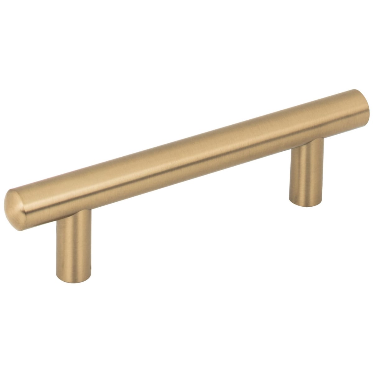Jeffrey Alexander - 146SBZ - Key West 3-3/4" Center to Center Sleek Round Cabinet Bar Handle / Drawer Bar Pull in Satin Bronze