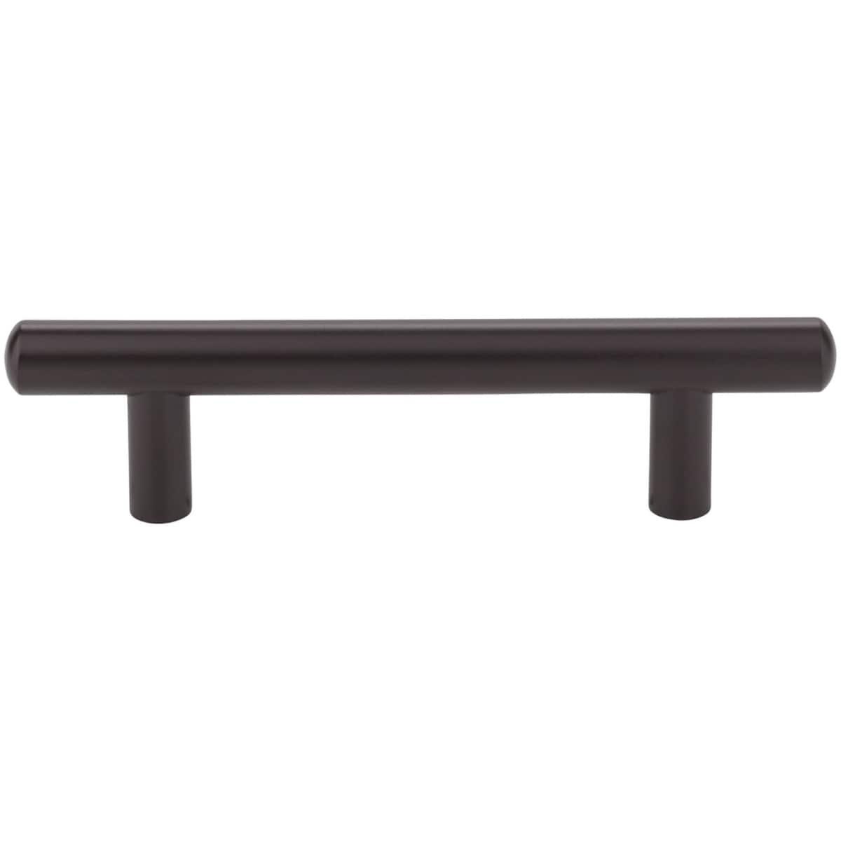 Jeffrey Alexander - 152SN - Key West 3-3/4" Center to Center Smooth Round Cabinet Bar Pull / Drawer Bar Handle in Satin Nickel