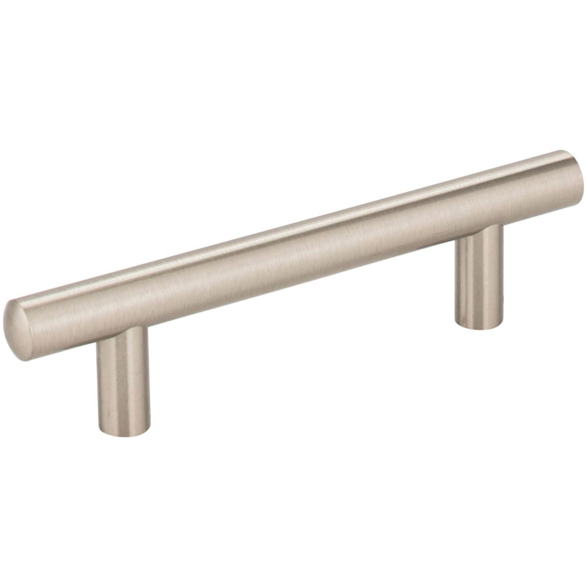 Jeffrey Alexander - 152SN - Key West 3-3/4" Center to Center Smooth Round Cabinet Bar Pull / Drawer Bar Handle in Satin Nickel