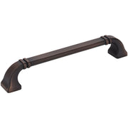Jeffrey Alexander - 165-160DBAC - Ella 6-5/16" (160mm) Center to Center Soft Square Cabinet Handle / Drawer Pull in Brushed Oil Rubbed Bronze