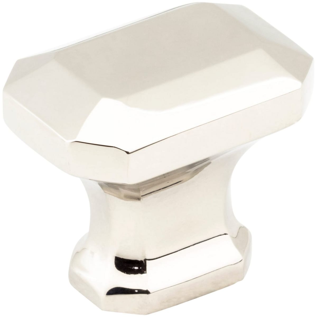Ella 1-1/4" Rectangular Elegant Faceted Emerald Cut Cabinet Knob / Drawer Knob