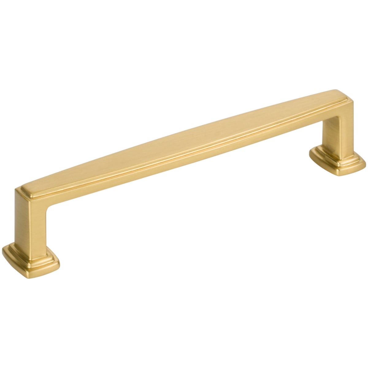 Jeffrey Alexander - 171-128BG - Richard 5-1/16" (128mm) Center to Center Contemporary Grip Cabinet Handle / Drawer Pull in Brushed Gold