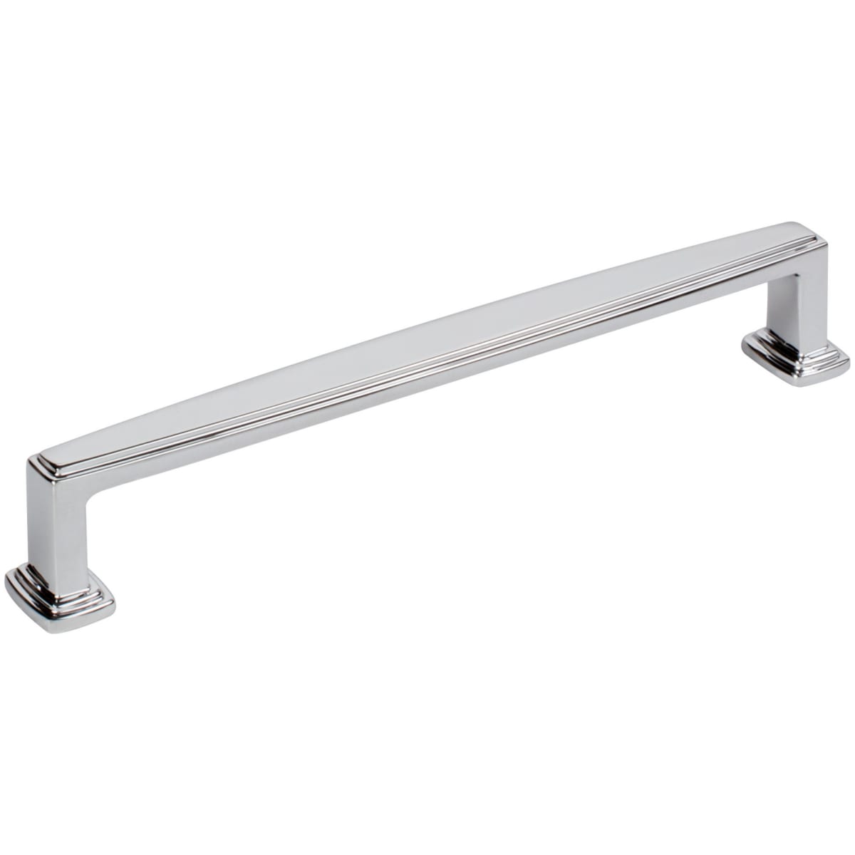 Jeffrey Alexander - 171-160PC - Richard 6-5/16" (160mm) Center to Center Contemporary Grip Cabinet Handle / Drawer Pull in Polished Chrome