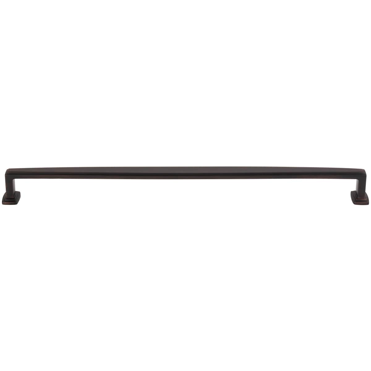 Jeffrey Alexander - 171-305BG - Richard 12" (305mm) Center to Center Contemporary Grip Large Cabinet Handle / Drawer Pull in Brushed Gold