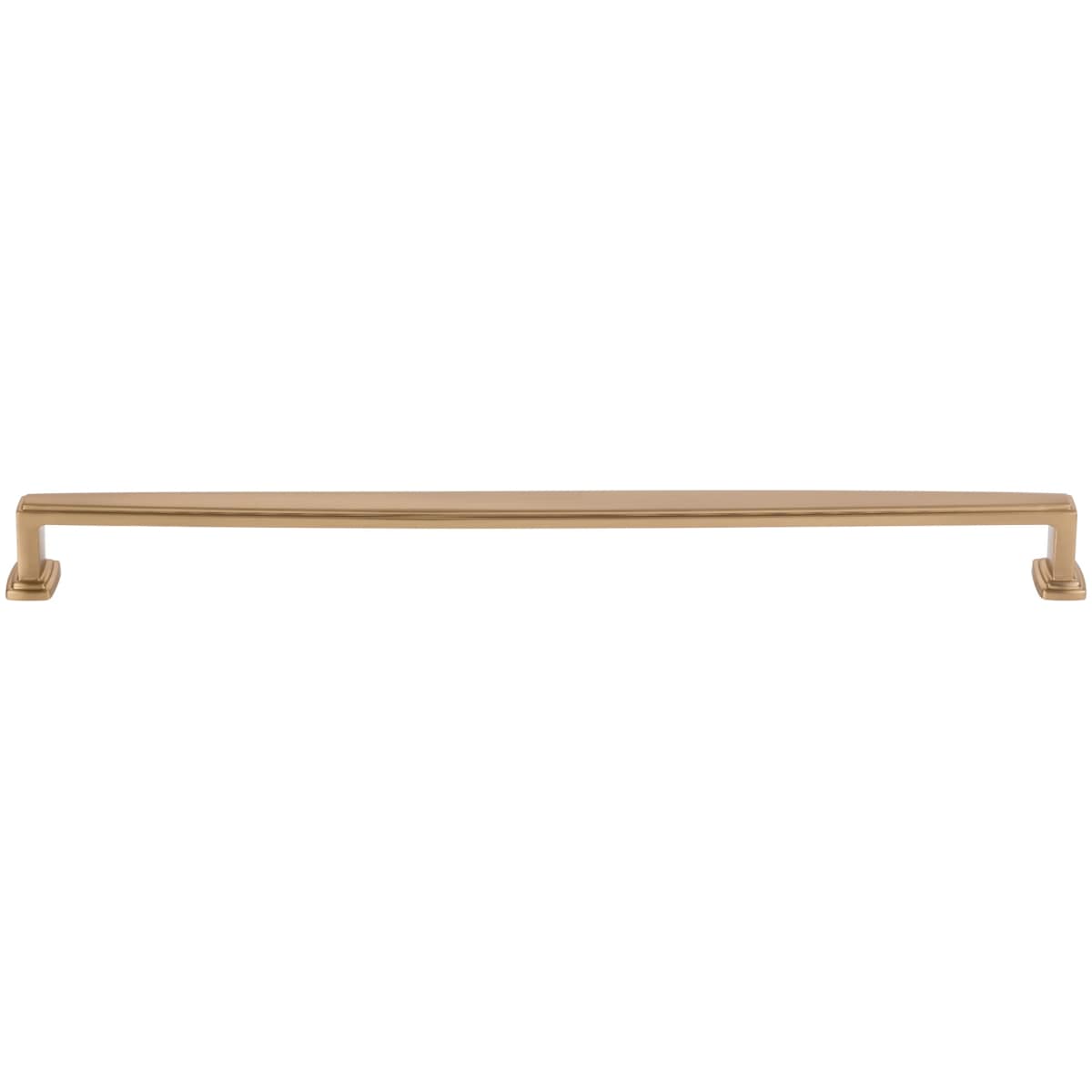 Jeffrey Alexander - 171-305BG - Richard 12" (305mm) Center to Center Contemporary Grip Large Cabinet Handle / Drawer Pull in Brushed Gold