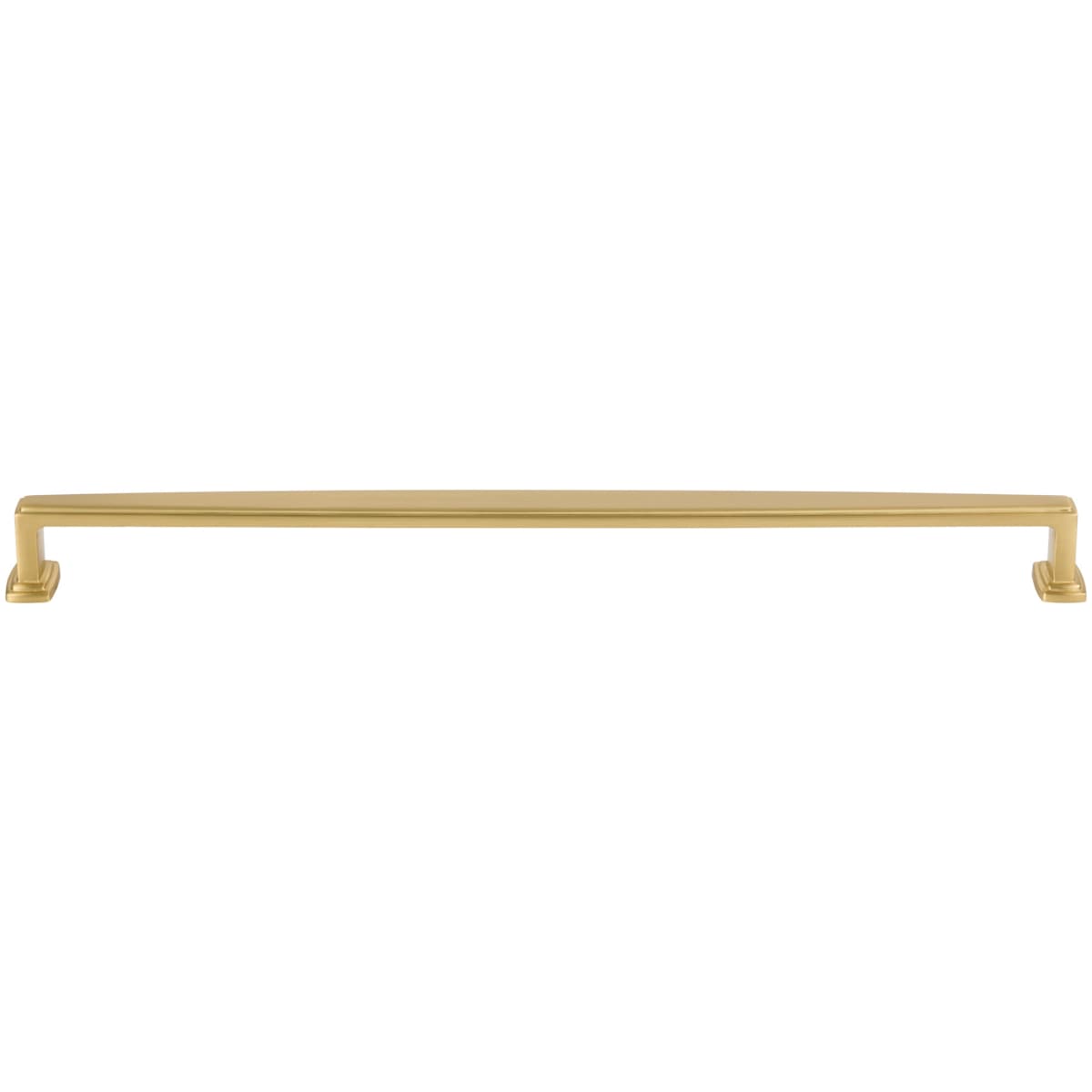 Jeffrey Alexander - 171-305BG - Richard 12" (305mm) Center to Center Contemporary Grip Large Cabinet Handle / Drawer Pull in Brushed Gold