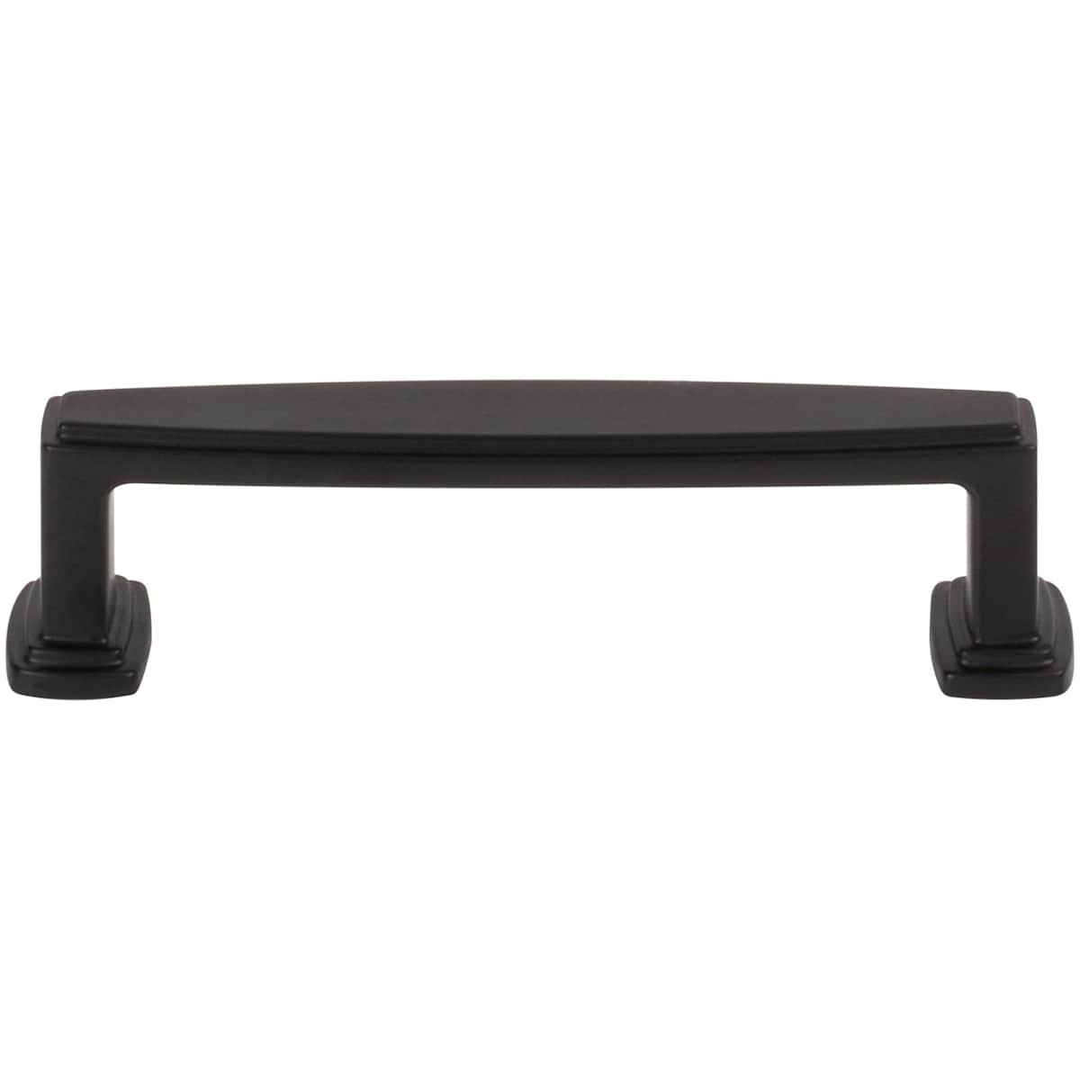 Jeffrey Alexander - 171-96BG - Richard 3-3/4" (96mm) Center to Center Contemporary Grip Square Cabinet Handle / Drawer Pull in Brushed Gold