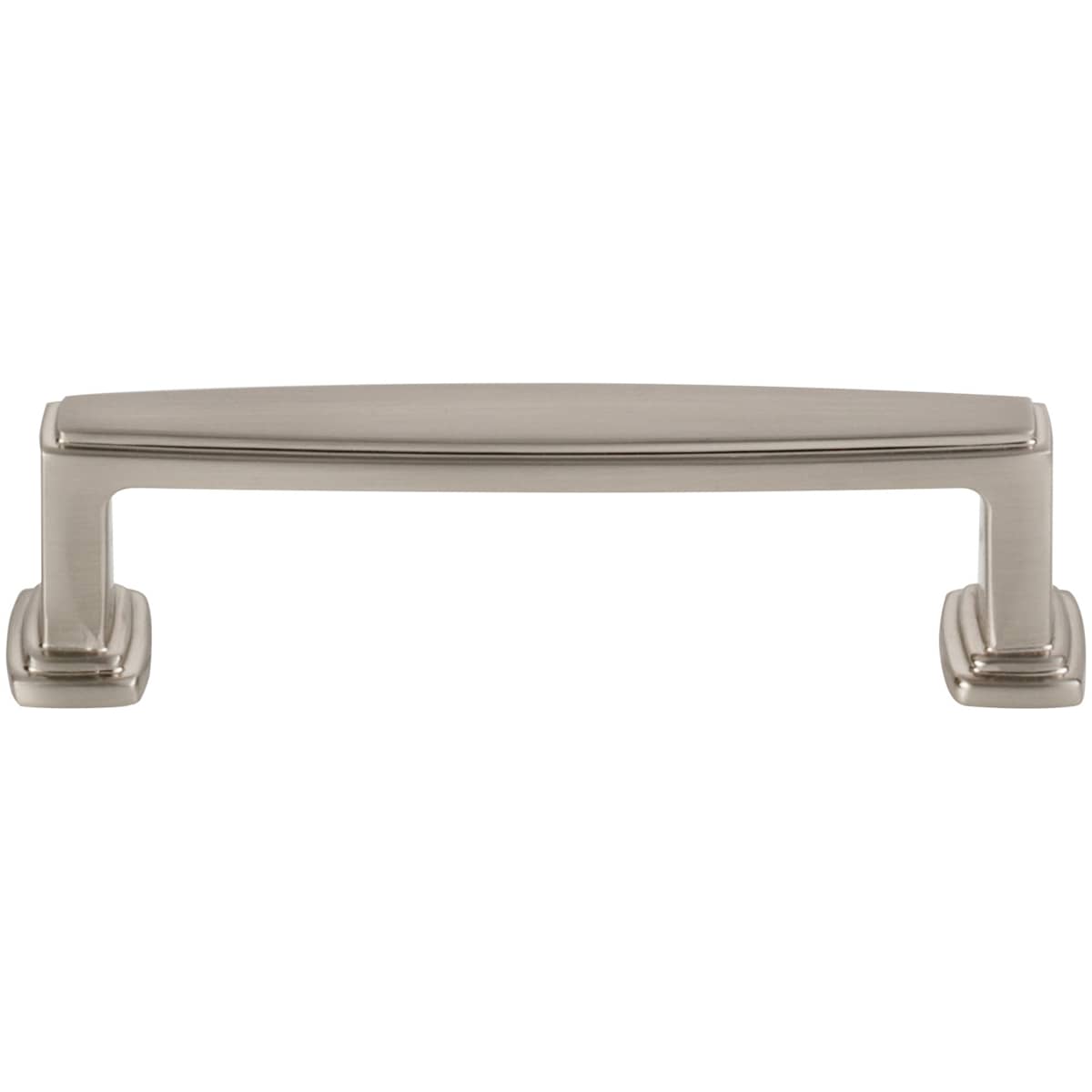 Jeffrey Alexander - 171-96BG - Richard 3-3/4" (96mm) Center to Center Contemporary Grip Square Cabinet Handle / Drawer Pull in Brushed Gold