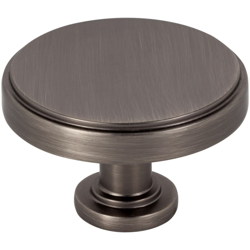 Richard 1-3/4" Large Flat Round Contemporary Cabinet Knob / Drawer Knob