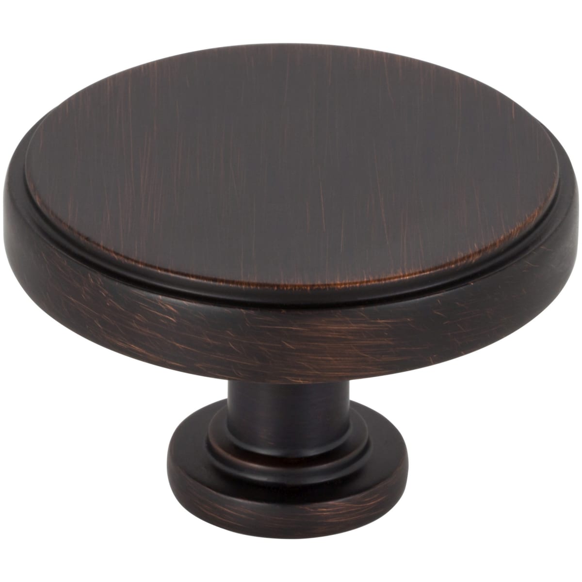 Richard 1-3/4" Large Flat Round Contemporary Cabinet Knob / Drawer Knob