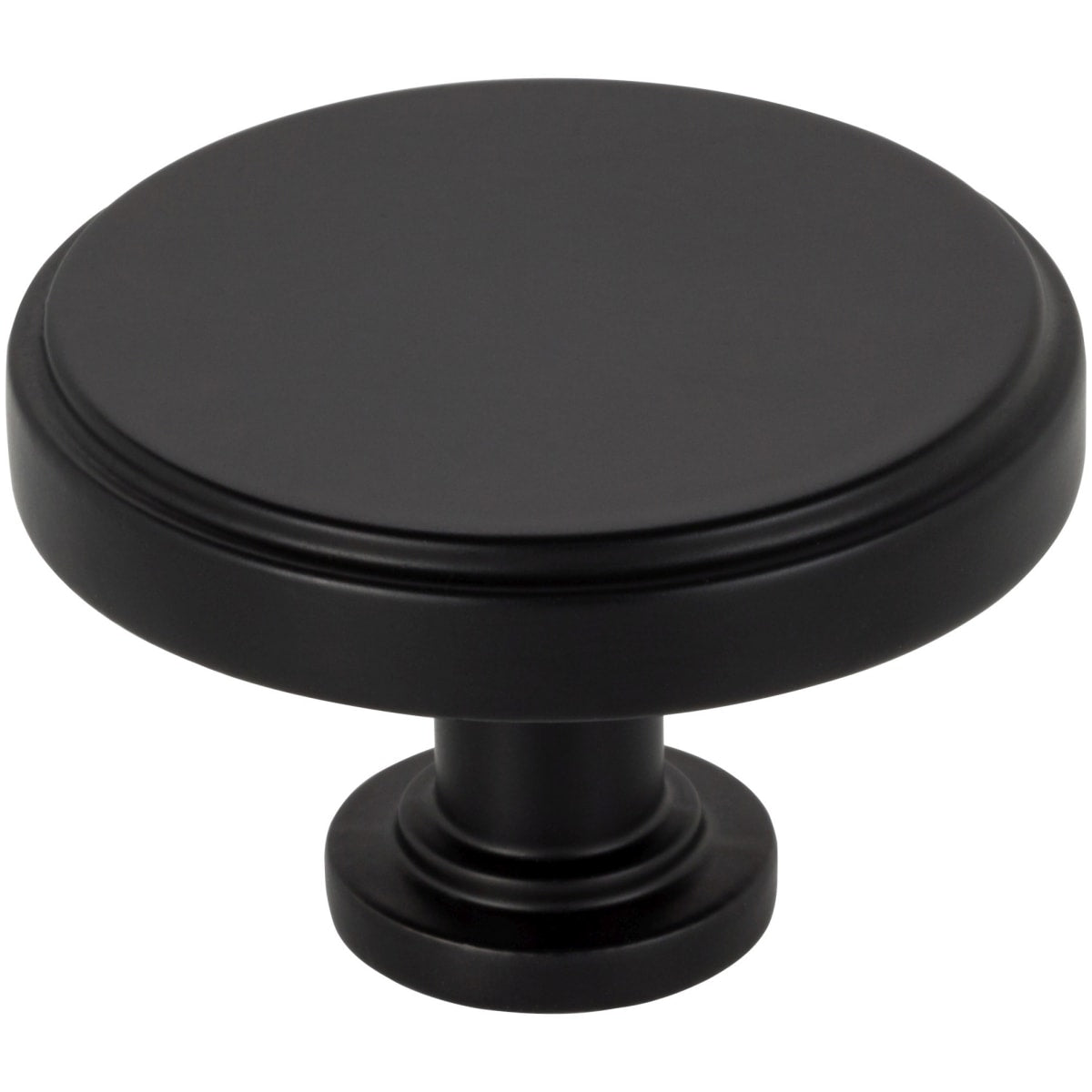 Richard 1-3/4" Large Flat Round Contemporary Cabinet Knob / Drawer Knob