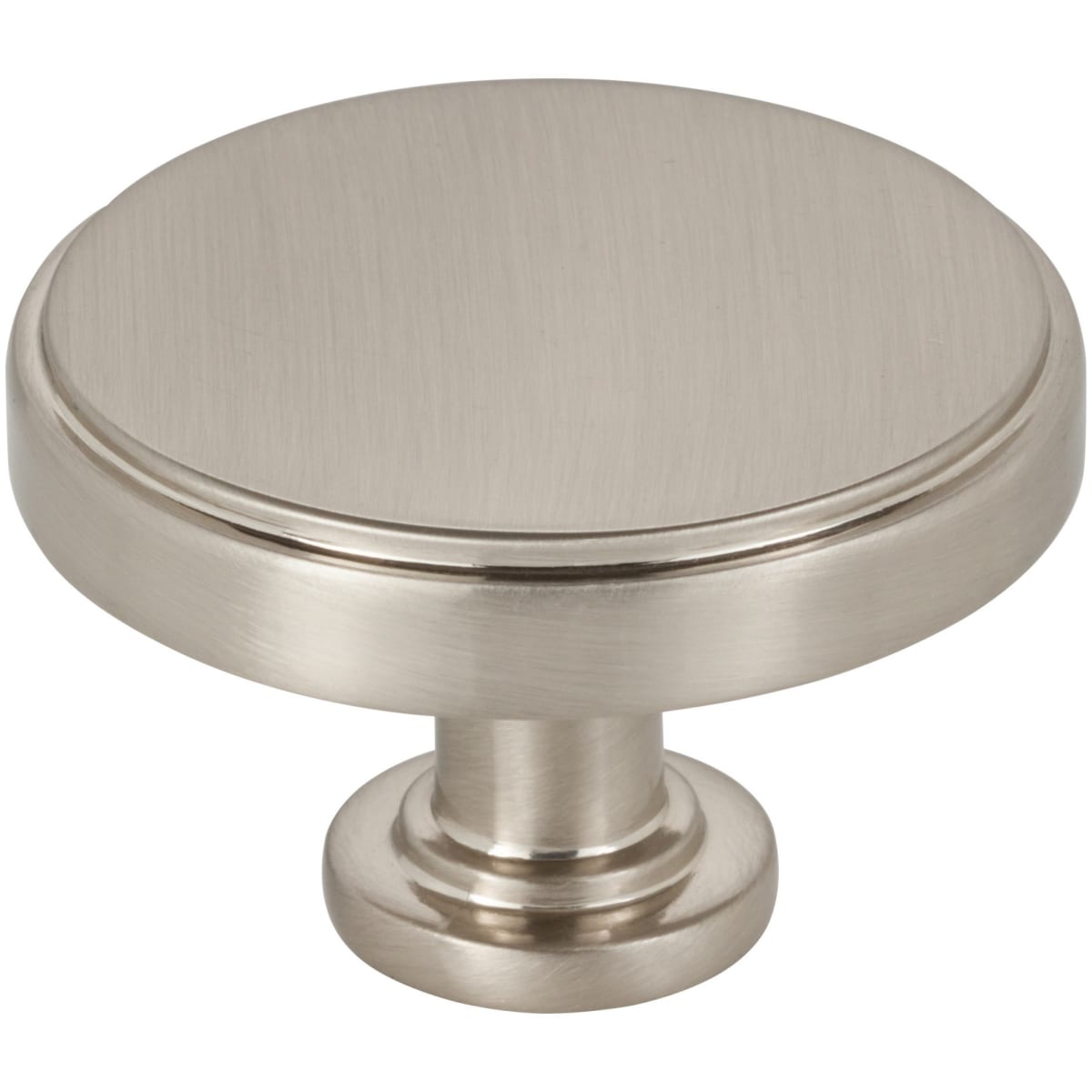 Richard 1-3/4" Large Flat Round Contemporary Cabinet Knob / Drawer Knob