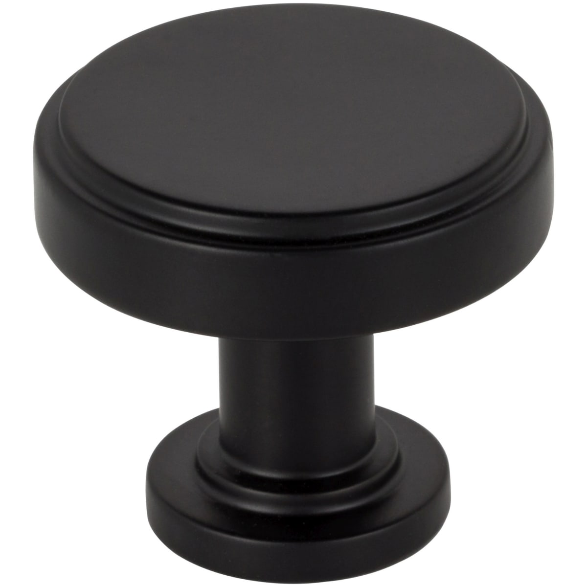 Richard 1-1/4" Small Flat Round Contemporary Cabinet Knob / Drawer Knob