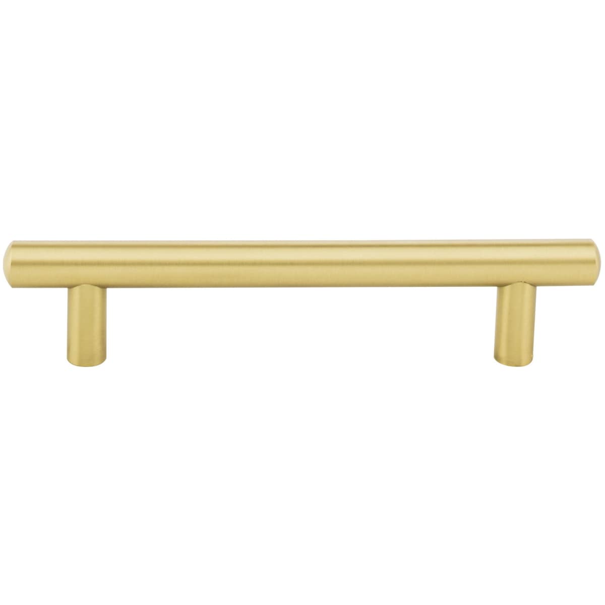 Jeffrey Alexander - 178BG - Key West 5-1/16" Center to Center Sleek Round Cabinet Bar Handle / Drawer Bar Pull in Brushed Gold