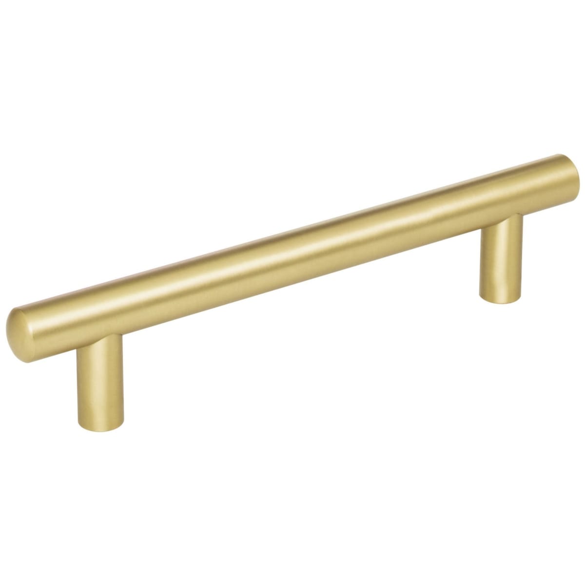 Jeffrey Alexander - 178BG - Key West 5-1/16" Center to Center Sleek Round Cabinet Bar Handle / Drawer Bar Pull in Brushed Gold