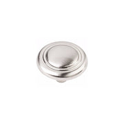 Vienna Pack of (10) - 1-1/4" Round Ringed Mushroom Cabinet Knobs / Drawer Knobs