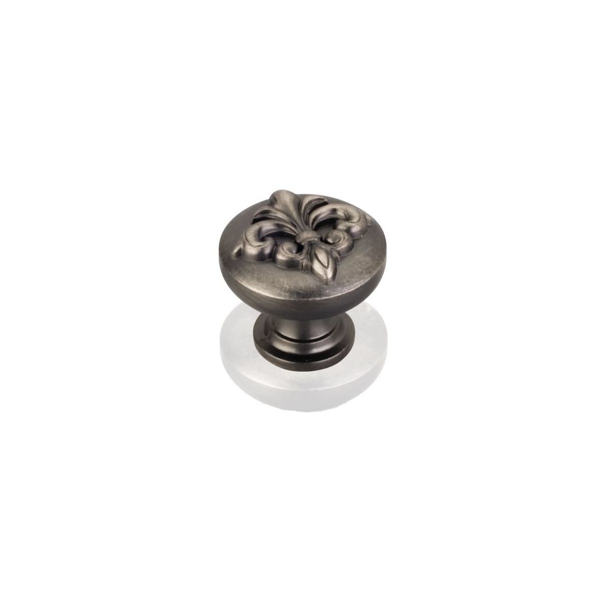 Lafayette 1-3/8" Fleur de Lis Lily French Inspired Round Cabinet Knob / Drawer Knob