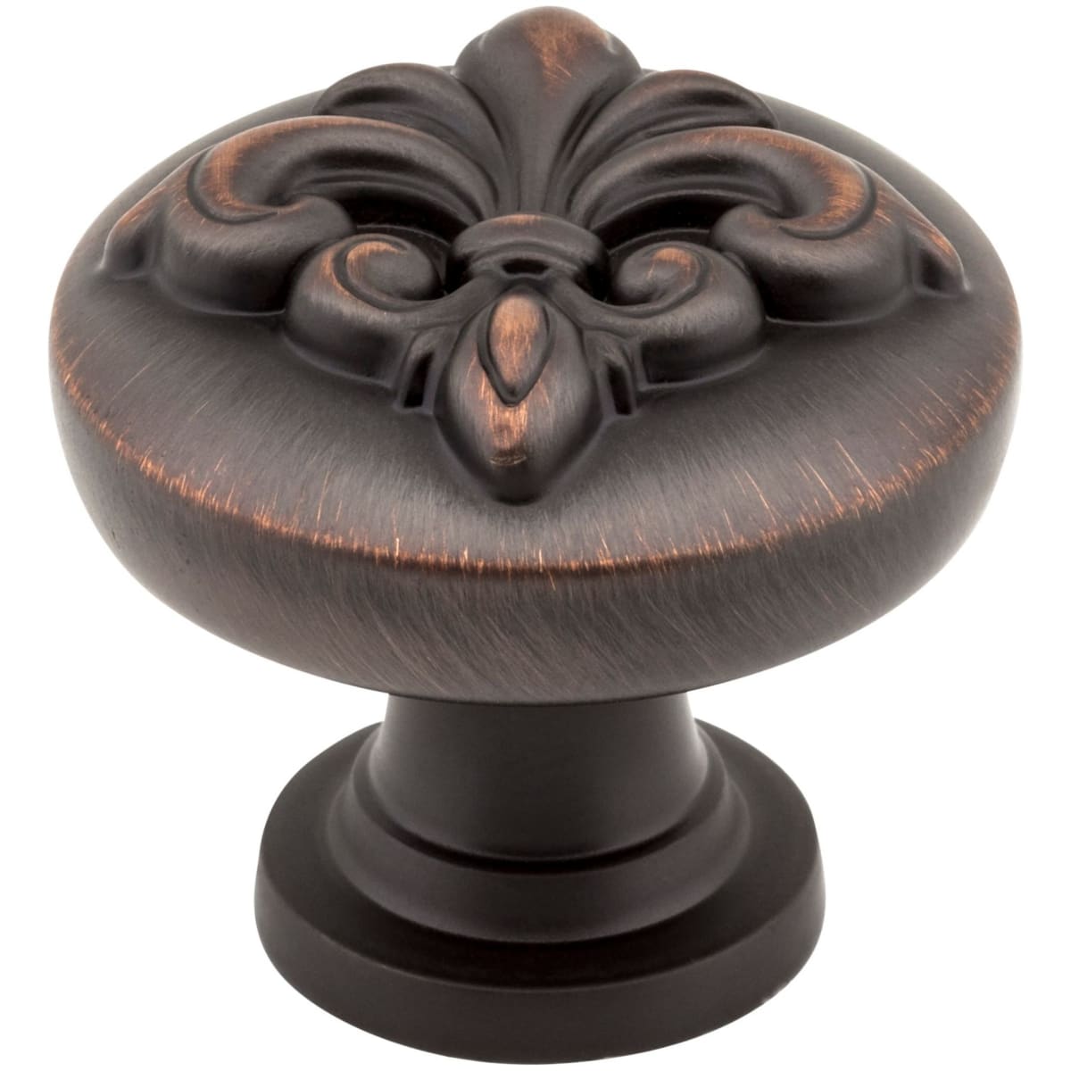 Lafayette 1-3/8" Fleur de Lis Lily French Inspired Round Cabinet Knob / Drawer Knob