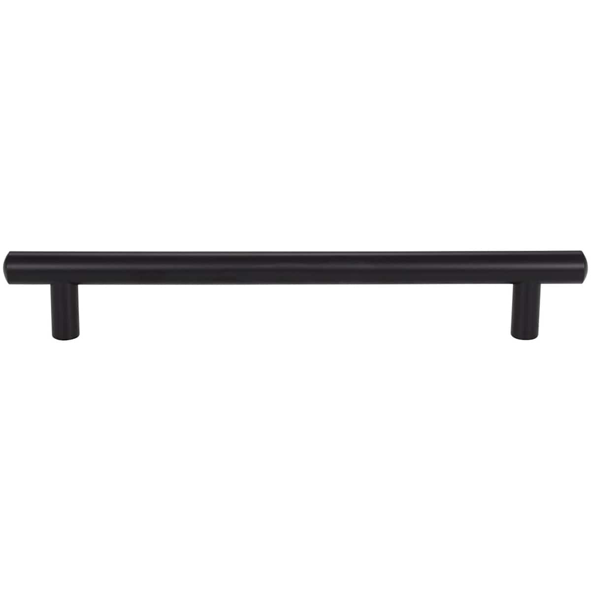Jeffrey Alexander - 242MB - Key West 7-9/16" Center to Center Smooth Round Bar Cabinet Handle / Drawer Bar Pull in Matte Black