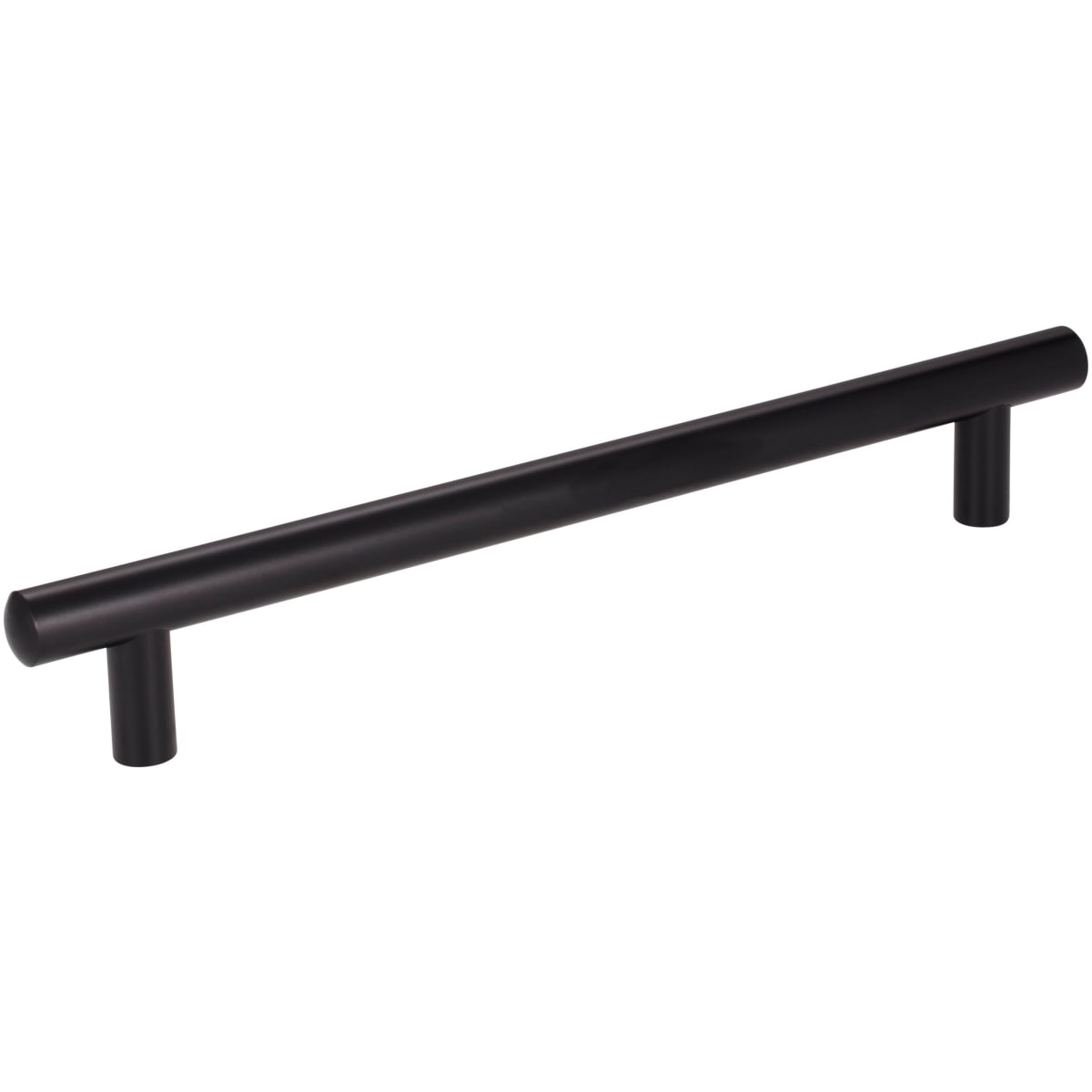 Jeffrey Alexander - 242MB - Key West 7-9/16" Center to Center Smooth Round Bar Cabinet Handle / Drawer Bar Pull in Matte Black