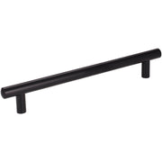 Jeffrey Alexander - 242MB - Key West 7-9/16" Center to Center Smooth Round Bar Cabinet Handle / Drawer Bar Pull in Matte Black