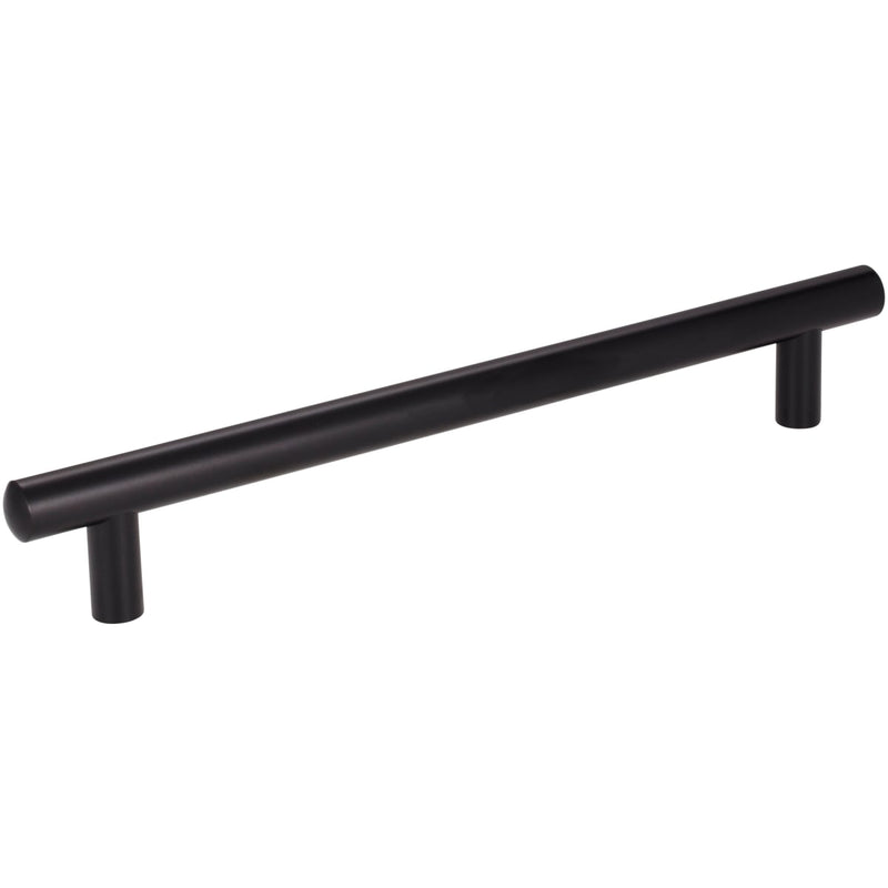 Jeffrey Alexander - 242MB - Key West 7-9/16" Center to Center Smooth Round Bar Cabinet Handle / Drawer Bar Pull in Matte Black