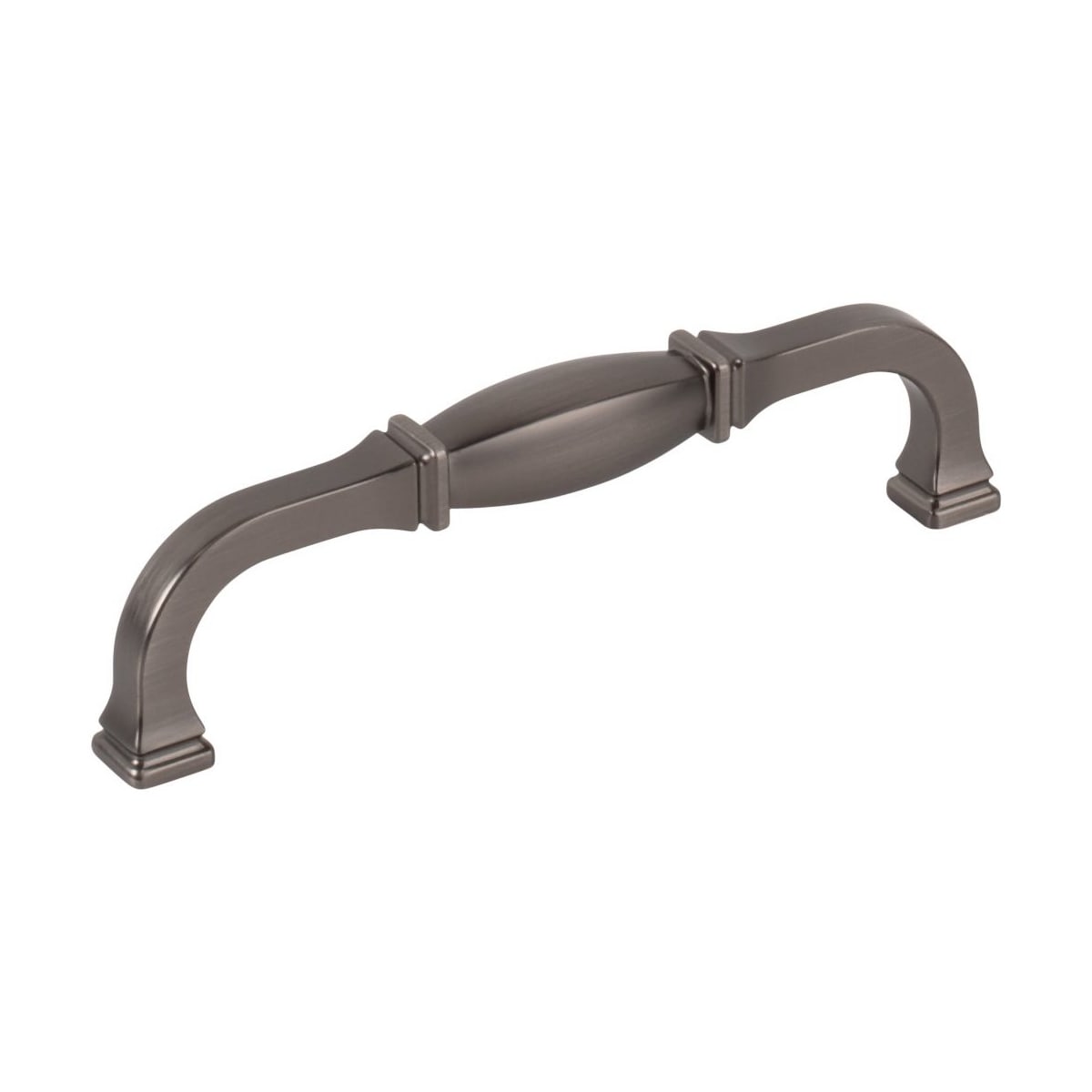 Jeffrey Alexander - 278-128BNBDL - Audrey 5-1/16" Center to Center Glam Traditional Cabinet Handle / Drawer Pull in Brushed Pewter