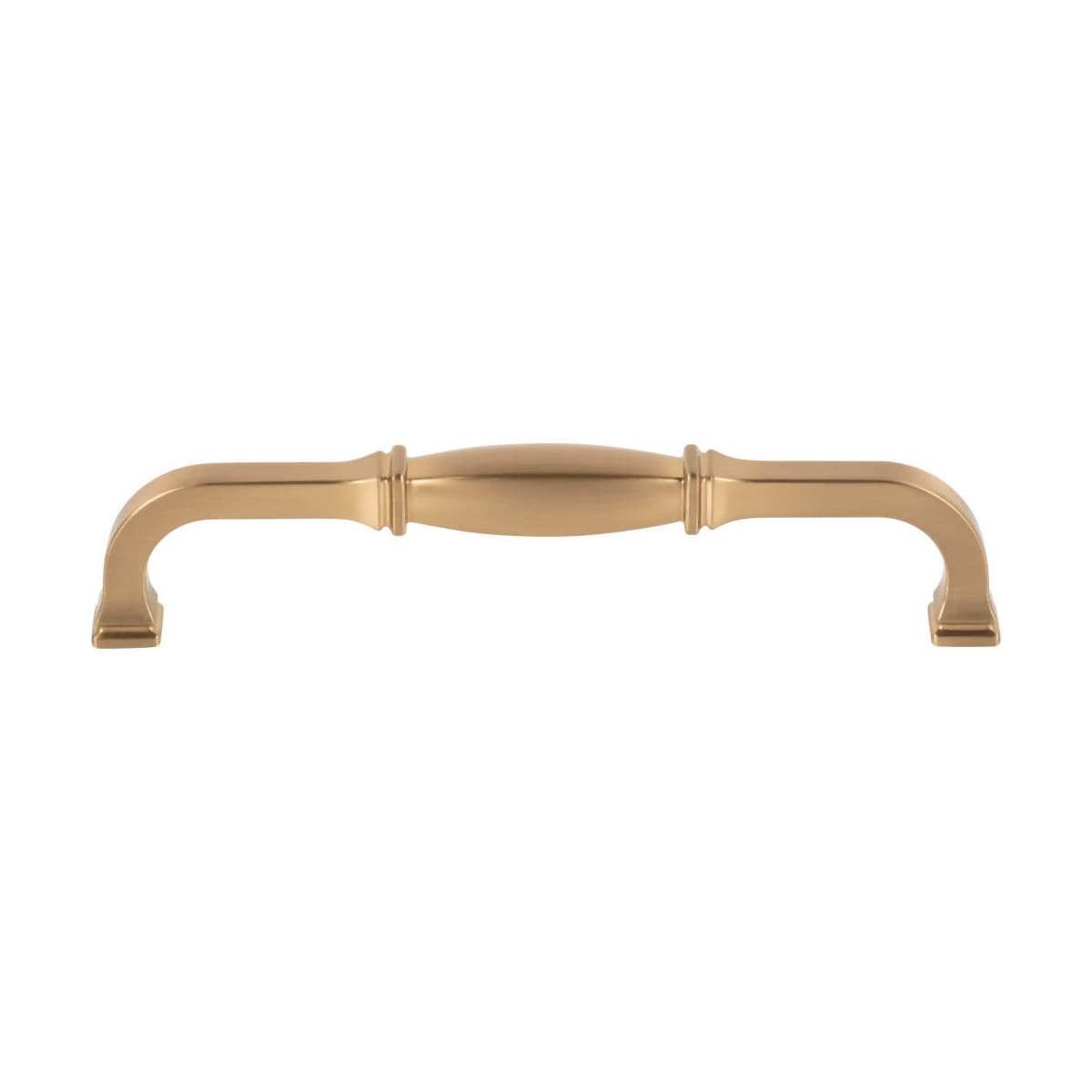 Jeffrey Alexander - 278-160BNBDL - Audrey 6-5/16" Center to Center Elegant Regency Traditional Cabinet Handle / Drawer Pull in Brushed Pewter