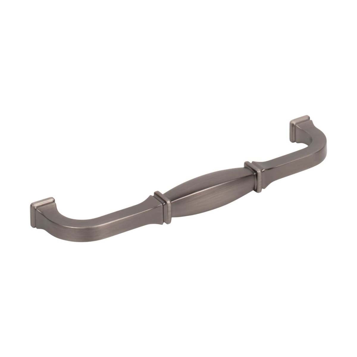 Jeffrey Alexander - 278-160BNBDL - Audrey 6-5/16" Center to Center Elegant Regency Traditional Cabinet Handle / Drawer Pull in Brushed Pewter