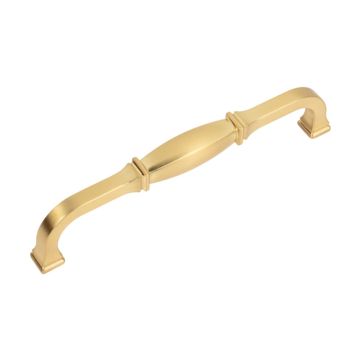 Jeffrey Alexander - 278-160BNBDL - Audrey 6-5/16" Center to Center Elegant Regency Traditional Cabinet Handle / Drawer Pull in Brushed Pewter