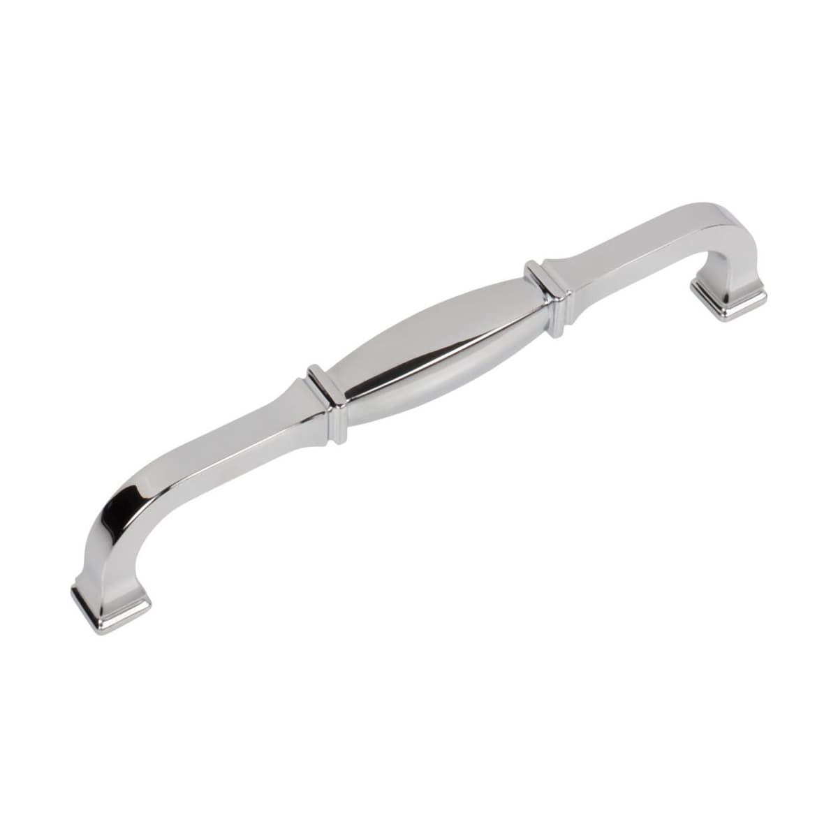 Jeffrey Alexander - 278-160BNBDL - Audrey 6-5/16" Center to Center Elegant Regency Traditional Cabinet Handle / Drawer Pull in Brushed Pewter