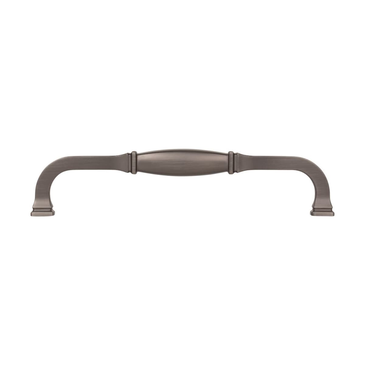 Jeffrey Alexander - 278-160BNBDL - Audrey 6-5/16" Center to Center Elegant Regency Traditional Cabinet Handle / Drawer Pull in Brushed Pewter