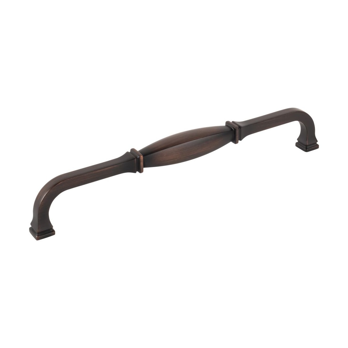 Jeffrey Alexander - 278-18DBAC - Audrey 18" Center to Center Glam Regency Traditional Appliance Pull / Handle in Brushed Oil Rubbed Bronze