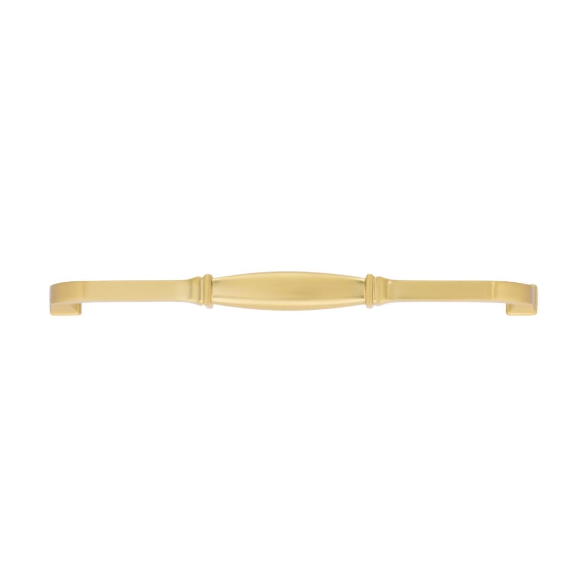 Jeffrey Alexander - 278-192BG - Audrey 7-9/16" Center to Center Glam Regency Traditional Cabinet Handle / Drawer Pull in Brushed Gold