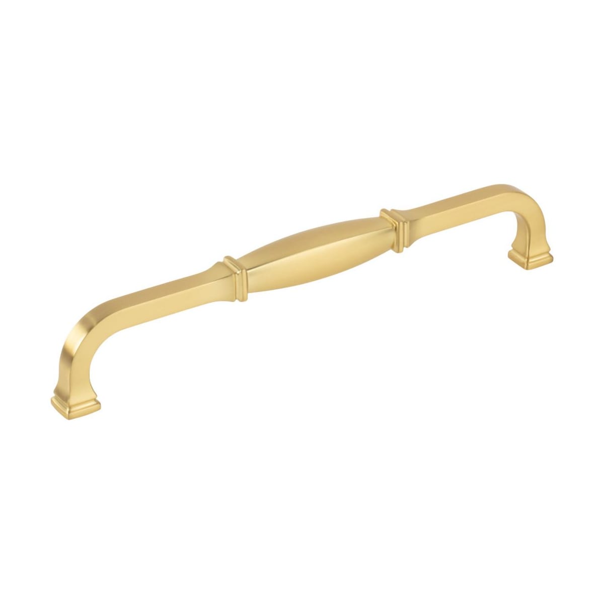 Jeffrey Alexander - 278-192BG - Audrey 7-9/16" Center to Center Glam Regency Traditional Cabinet Handle / Drawer Pull in Brushed Gold