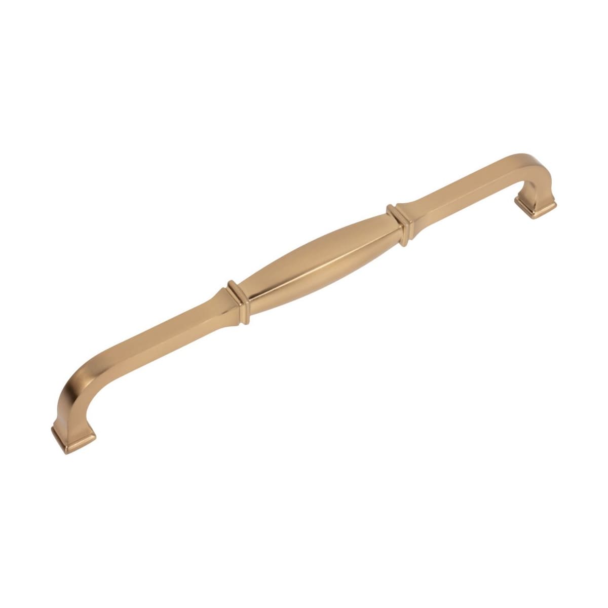 Jeffrey Alexander - 278-224BG - Audrey 8-13/16" Center to Center Regency Glam Traditional Cabinet Handle / Drawer Pull in Brushed Gold