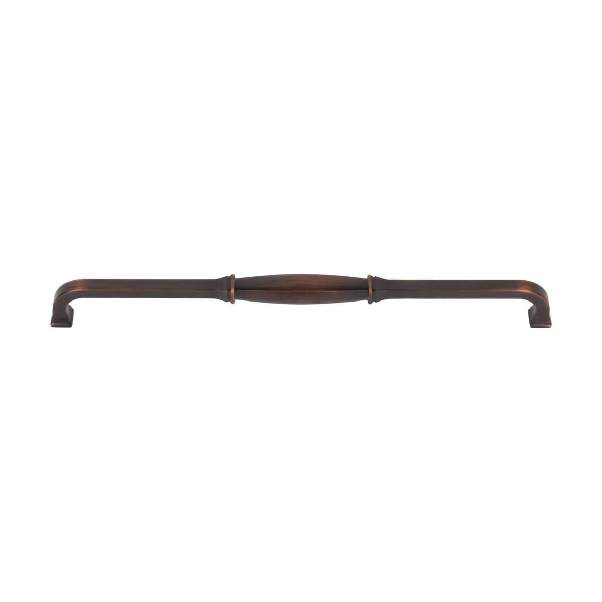 Jeffrey Alexander - 278-305DBAC - Audrey 12" Center to Center Regency Glam Traditional Large Cabinet Handle / Drawer Pull in Brushed Oil Rubbed Bronze