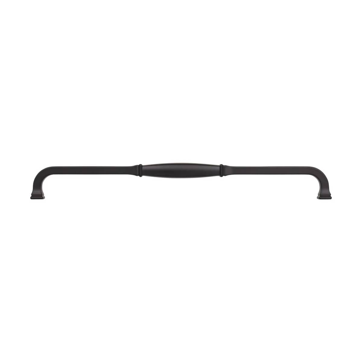 Jeffrey Alexander - 278-305DBAC - Audrey 12" Center to Center Regency Glam Traditional Large Cabinet Handle / Drawer Pull in Brushed Oil Rubbed Bronze