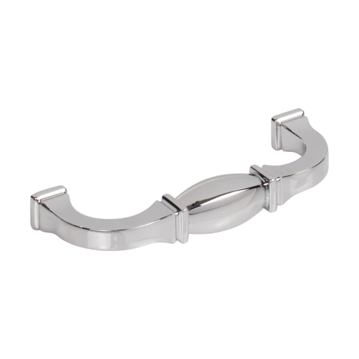 Jeffrey Alexander - 278-96BG - Audrey 3-3/4" Center to Center Regency Glam Traditional Cabinet Handle / Drawer Pull in Brushed Gold