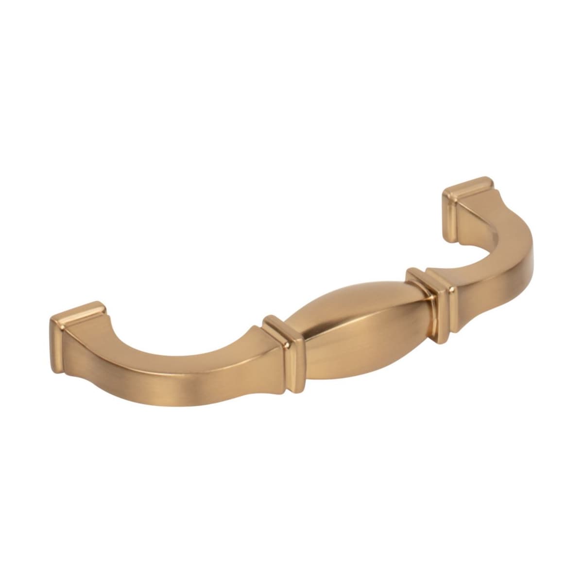 Jeffrey Alexander - 278-96BG - Audrey 3-3/4" Center to Center Regency Glam Traditional Cabinet Handle / Drawer Pull in Brushed Gold