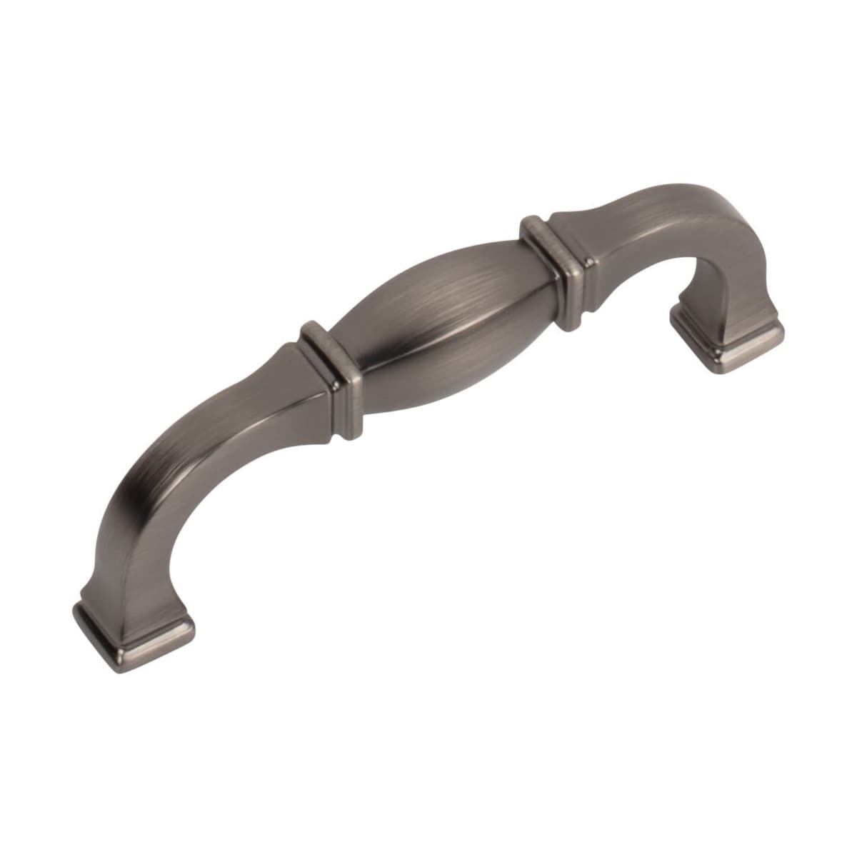 Jeffrey Alexander - 278-96BG - Audrey 3-3/4" Center to Center Regency Glam Traditional Cabinet Handle / Drawer Pull in Brushed Gold
