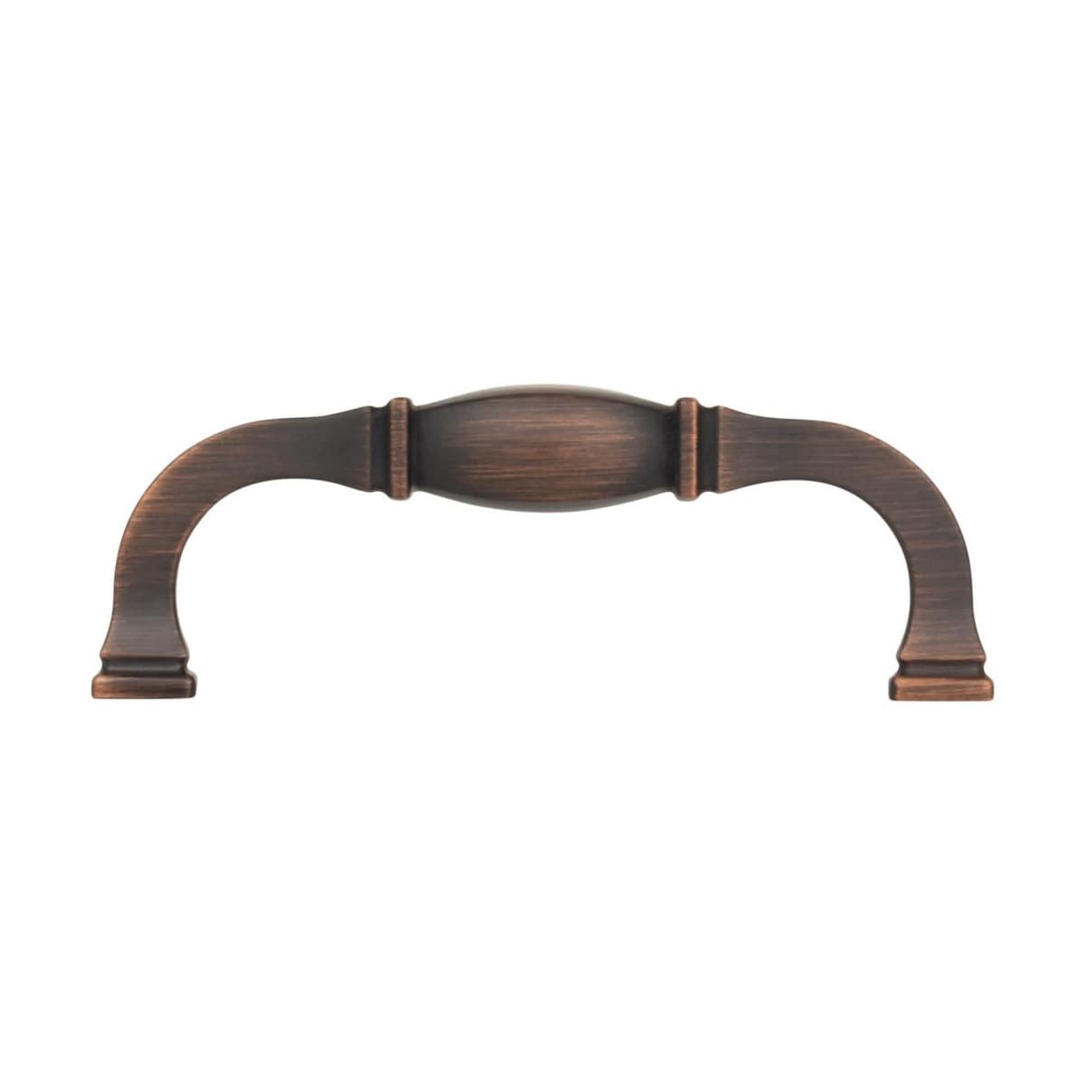 Jeffrey Alexander - 278-96BG - Audrey 3-3/4" Center to Center Regency Glam Traditional Cabinet Handle / Drawer Pull in Brushed Gold