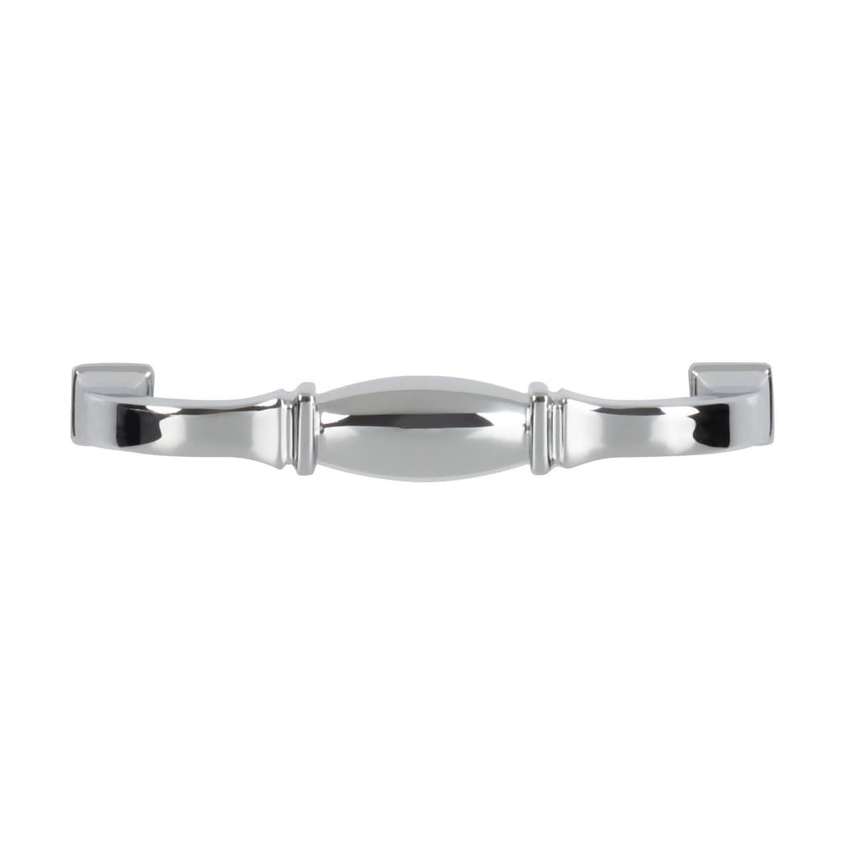 Jeffrey Alexander - 278-96BG - Audrey 3-3/4" Center to Center Regency Glam Traditional Cabinet Handle / Drawer Pull in Brushed Gold