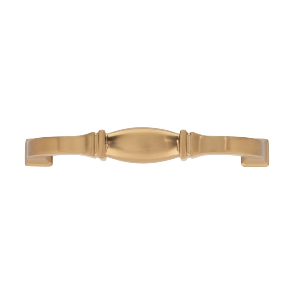 Jeffrey Alexander - 278-96BG - Audrey 3-3/4" Center to Center Regency Glam Traditional Cabinet Handle / Drawer Pull in Brushed Gold